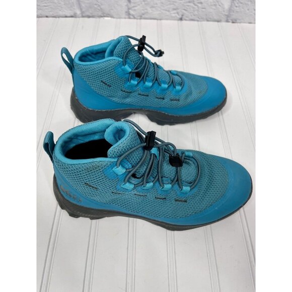 REI Girl’s Turquoise Blue Lace-Up Hiking Boots 4Y - Picture 3 of 7